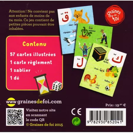 Cérébro Mots Arabes - Jeu de société et de stimulation de la mémoire