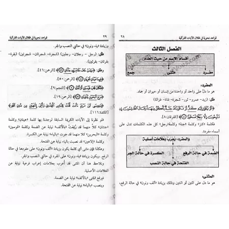 Les règles grammaticales à l'ombre des versets coraniques/قواعـد نحوية في ظـلال الآيات القرآنية