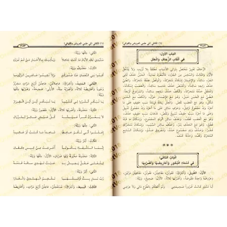Mutûn fî al-Lughah al-'Arabiyyah wa Mutûn al-Bayân wa-l-Adab wa Mutûn al-'Urûd wa-l-Qawâfî wa ma'ahâ al-Mu'âliqât as-Sab'/متون ف