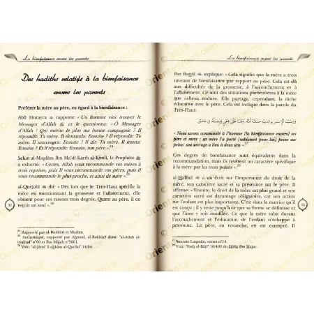 La bienfaisance envers les parents: Bienséances et Règles