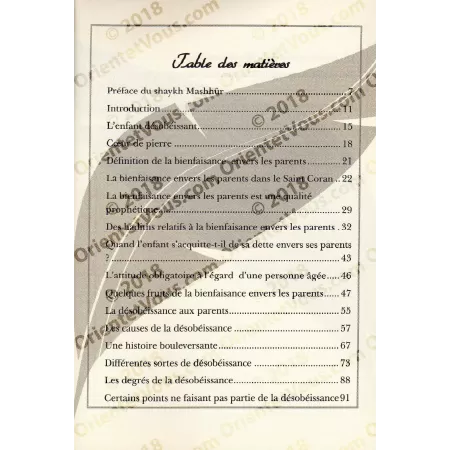 La bienfaisance envers les parents: Bienséances et Règles