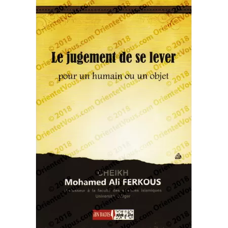 Le jugement de se lever pour un humain ou un objet