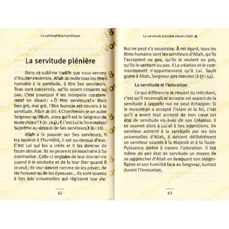 La Servitude plénière envers Allah (Al 'Ubûdiyya)