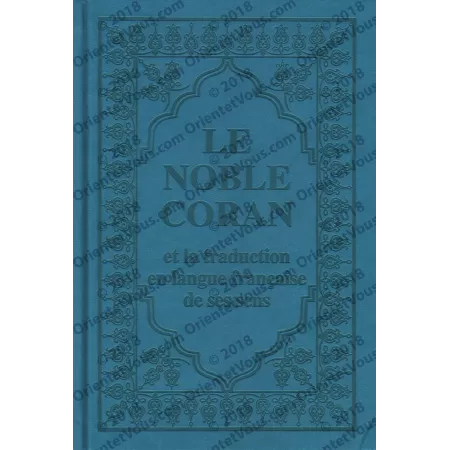 LE NOBLE CORAN - Edition Bilingue de luxe Bleu [Arabe/Français]