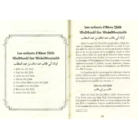 Les Cousins et Cousines du Messager d'Allah