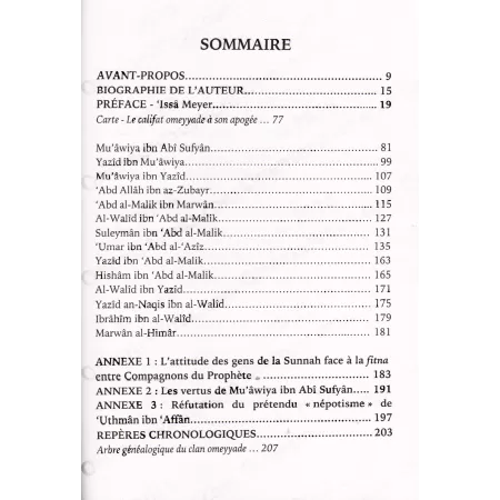 Histoire des Califes Omeyyades