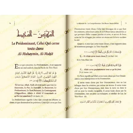 Le Résumé de La Compréhension Des Beaux Noms D'Allah
