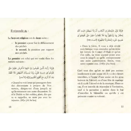 Le Boycott des Personnes en Islam
