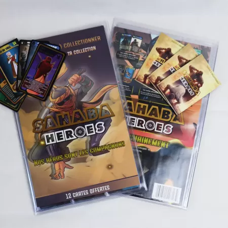 Pack Album + Cartes à Collectionner Sahaba Heroes
