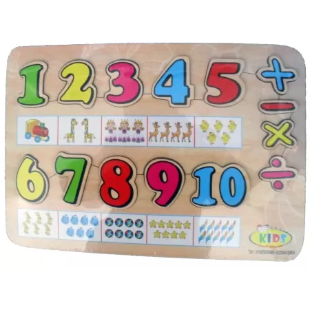 Puzzle en bois Chiffre et Calcul
