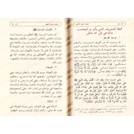 La Parole Claire sur l'Appel à Allah, le commandement du bien et l'interdiction du mal/القول البين الأظهر في الدعوة إلى الله وال