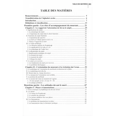 Les Pratiques Funéraires d'après la doctrine Malikite