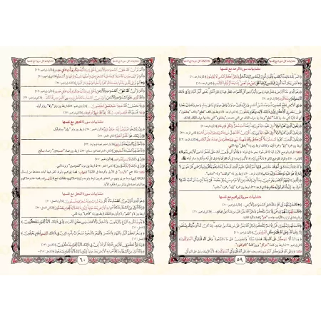 Coran avec les versets similaires de manière détaillée/التبيان المفصل في متشابهات القرآن