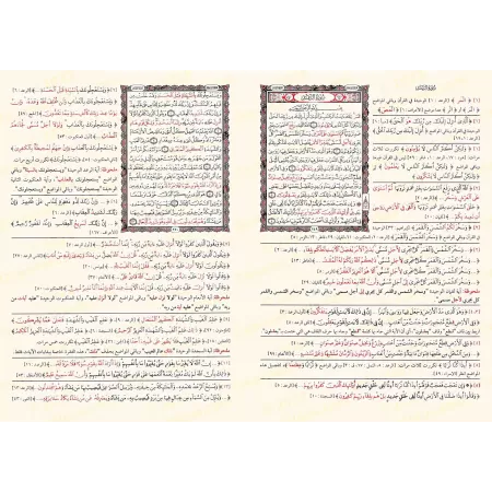 Coran avec les versets similaires de manière détaillée/التبيان المفصل في متشابهات القرآن