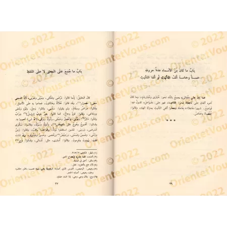 Les Fondements de la Grammaire (al-Usûl fî an-Nahw) d'Ibn as-Sarrâj/الأصول في النحو لابن السراج