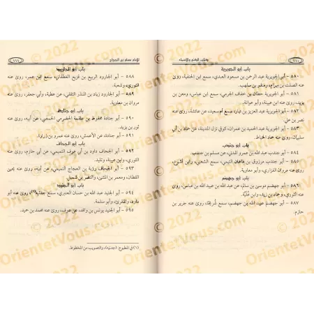 Le Livre des Patronymes et des Surnoms de l'imam Muslim]/كتاب الأسماء والكني للإمام مسلم