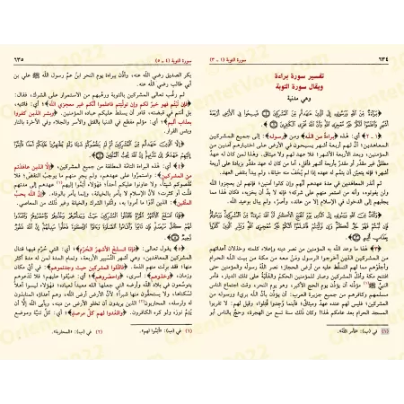 Tafsîr Shaykh as-Sa'dî [4 Volumes]/تيسير الكريم الرحمن في تفسير كلام المنان: تفسير السعدي [٤ مجلدات]