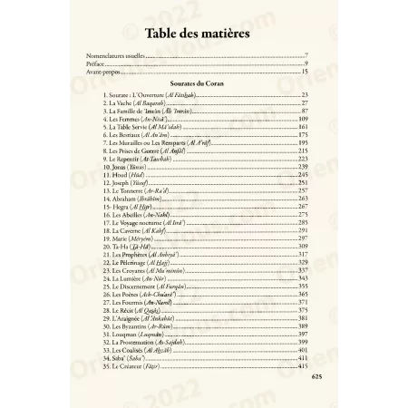 Florilège d'indications coraniques [as-Sa'dî]