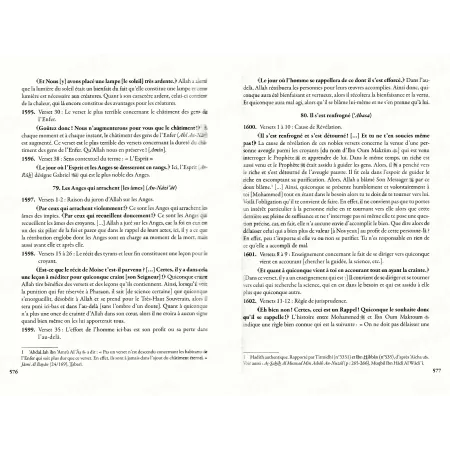 Florilège d'indications coraniques [as-Sa'dî]