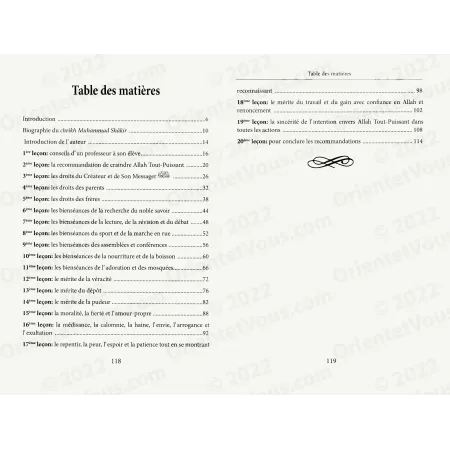 20 Recommandations des parents aux enfants [Edition Bilingue]