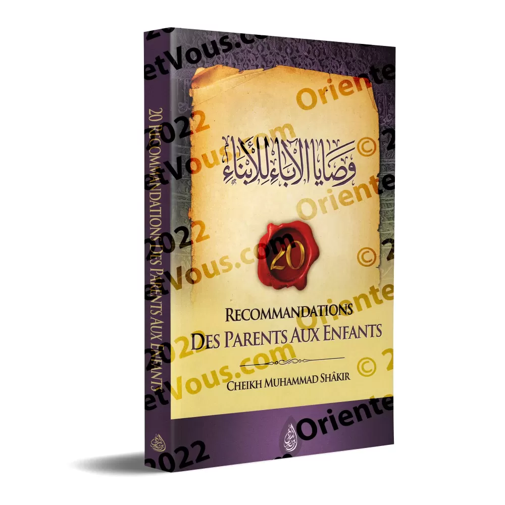 20 Recommandations des parents aux enfants [Edition Bilingue]