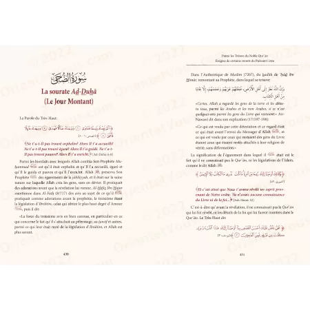 Parmi les trésors du noble Qur'an