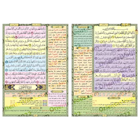 Coran avec l'exégèse thématique/مصحف الحافظ المتقن مع التفسير الموضوعي