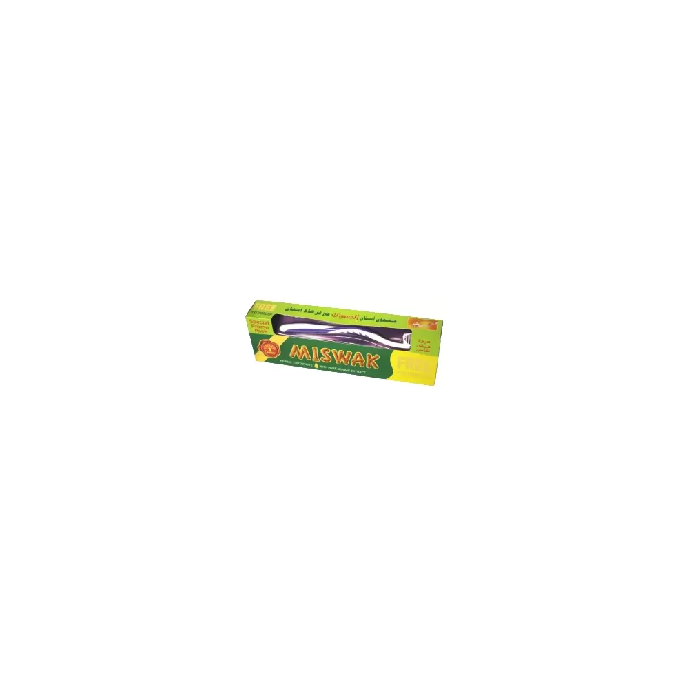 Dentifrice Miswak 190grs + Brosse &agrave; Dents