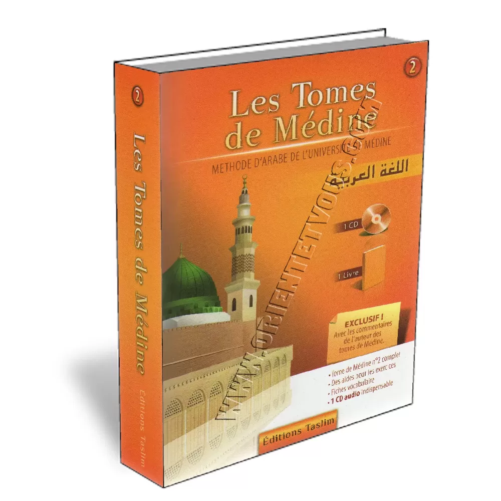 Les Tomes de M&eacute;dine - m&eacute;thode d&#039;arabe - Tome 2