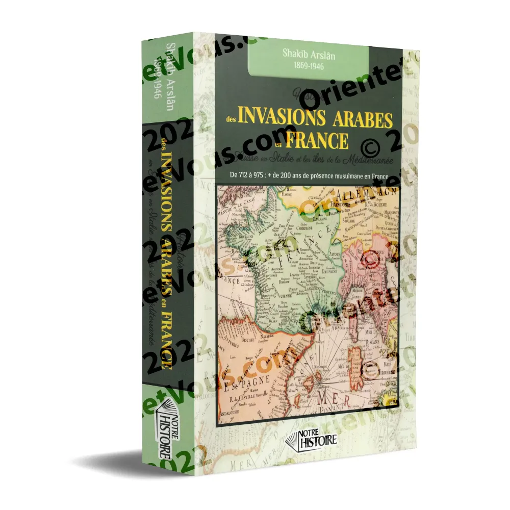 Histoire des invasions Arabes en France, Suisse, Italie et Méditerranée