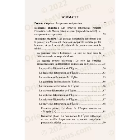 Le Messie, Jésus fils de Marie est-il Dieu ?