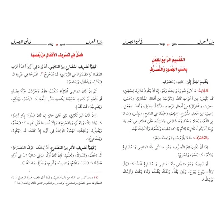 Le parfum subtil dans l'art de la morphologie (as-Sarf) [Edition Vocalisée]/شذا العرف في فن الصرف [طبعة مشكولة]