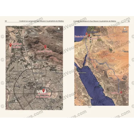 The Hadiths on the False Messiah with Modern Maps [French]