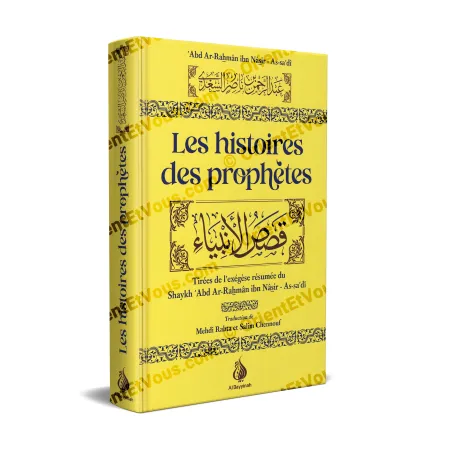 Couverture du livre Les histoires des prophètes de cheikh as-Saʿdî, contenant les histoires prophètes sa'di en version bilingue