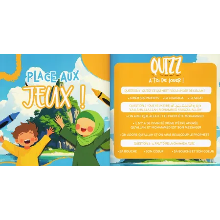 The Island of Islam’s Pillars: The Shahada – French book for kids