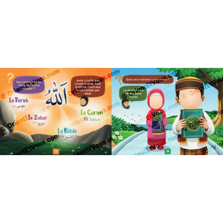 Islamic Creed Children – Illustrated Guide & Fun Activities [French]