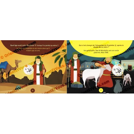 The Prophetic Biography for the Young Muslims [French] - Illustrated Q&A
