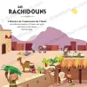 رسم للأطفال في كتاب قصة المسلمين للأطفال يظهر الخلفاء الراشدين
