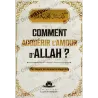الواجهة الأمامية لكتاب كيف تنال محبة الله ‎[كتاب بالفرنسية] مزينة بزخارف ذهبية وخط عربي جميل