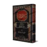 غلاف كتاب سيرة أبي تراب علي لموسى العازمي، طبعة فاخرة بغلاف جلدي أسود وأحمر