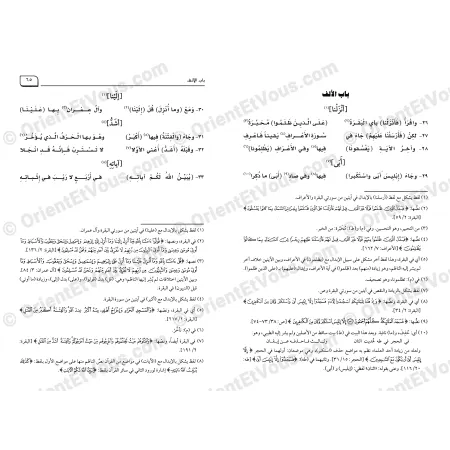 Extrait intérieur du livre هداية المرتاب وغاية الحفاظ والطلاب في تبيين متشابه الكتاب