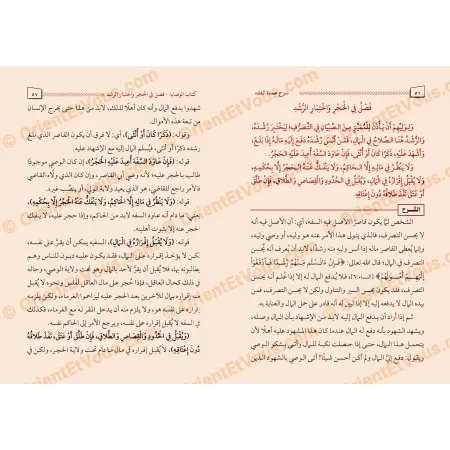 Extrait du Sharḥ ʿUmdat al-Fiqh (شرح عمدة الفقه للشيخ اللحيدان) sur le chapitre du discernement et de l’incapacité juridique