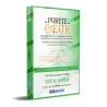 Couverture 3D du livre La Pureté du Cœur de Sa‘îd al-Qahtânî, présentant le titre et la phrase-clé pureté du cœur qahtani.