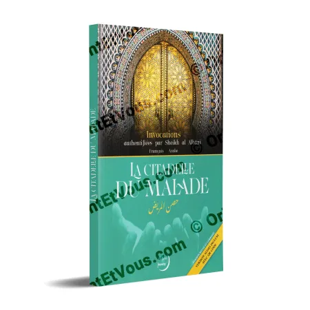 Livre La Citadelle du malade en vue 3D avec couverture bilingue et mention audio via QR code