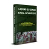Livre “Leçons du Coran et de la Sunna authentique” en vue 3D, édition verte, avec assemblée au bas de la couverture