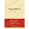 Prophète – récit Tawbah, couverture du livre avec titre central et bande rouge portant le slogan