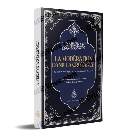3D view of the book “Moderation in Belief,” illustrating moderation belief Gani Maqdisi