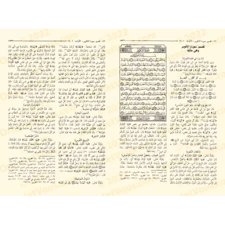Résumé du Tafsîr d'Ibn Kathîr [al-Mubârakfûrî - Edition Saoudienne]/المصباح المنير في تهذيب تفسير ابن كثير - المباركفوري [طبعة س