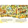 المزيد من قصص القرآن، صفحات مصورة من كتاب فرنسي للأطفال تُظهر مدينة من القصص القرآنية