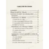 Table des matieres du livre Programme quotidien pour l’etudiant en sciences religieuses avec structure du programme